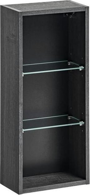 Comad Regał łazienkowy, górny, Leonardo, 30x15x65 cm, dąb sherman, mat