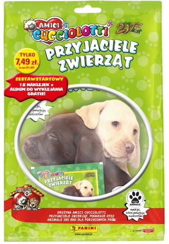 Panini Przyjaciele zwierząt 2017 Zestaw startowy (048-08119)