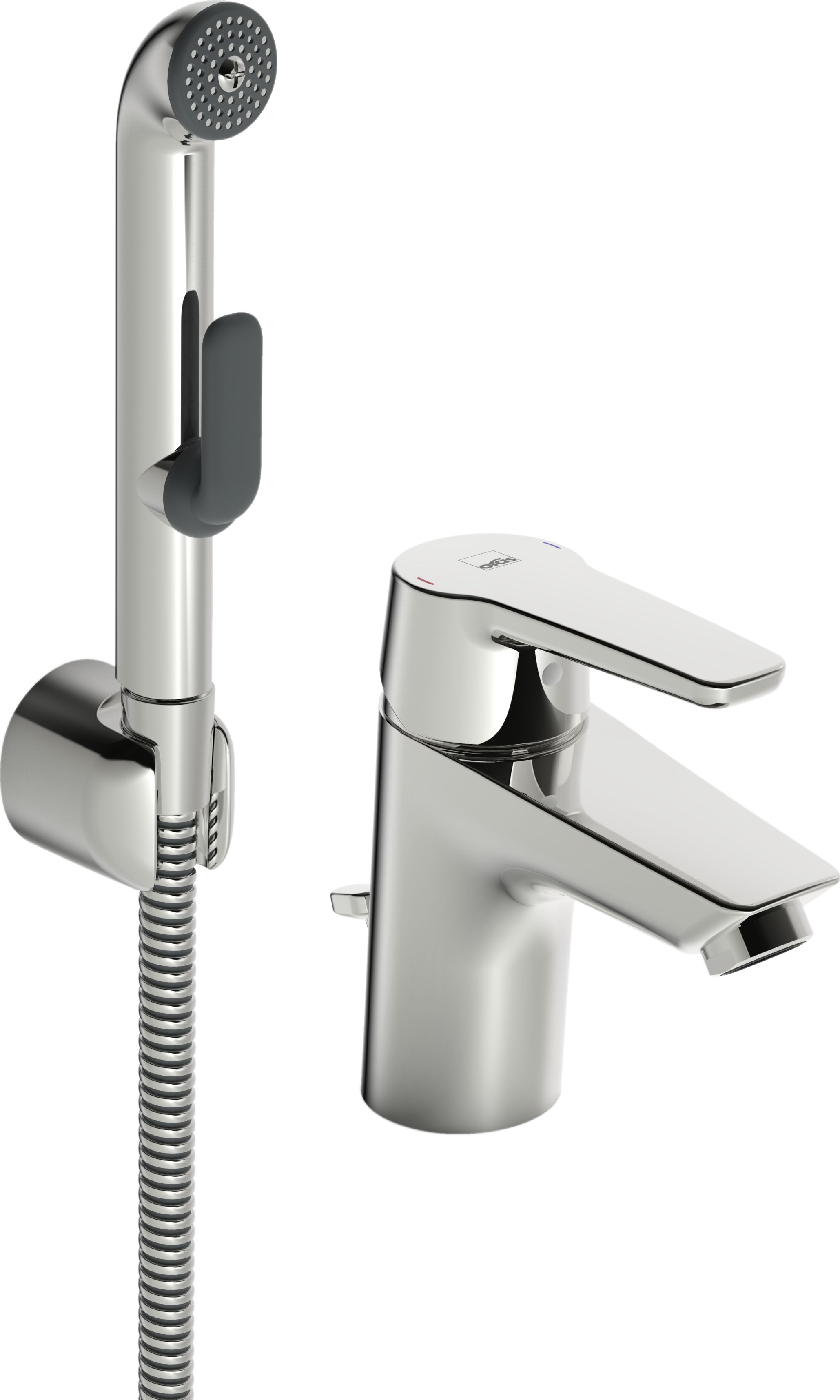 Bateria umywalkowa Oras Saga stojąca chrom (3908F)