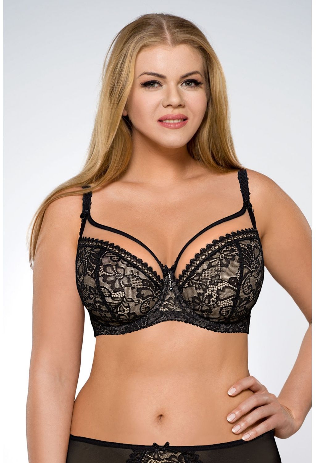 Ava Biustonosz av 1396 czarny 70F