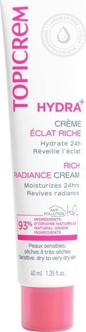 Topicrem Hydra+ krem intensywnie nawilżający na dzień 40ml