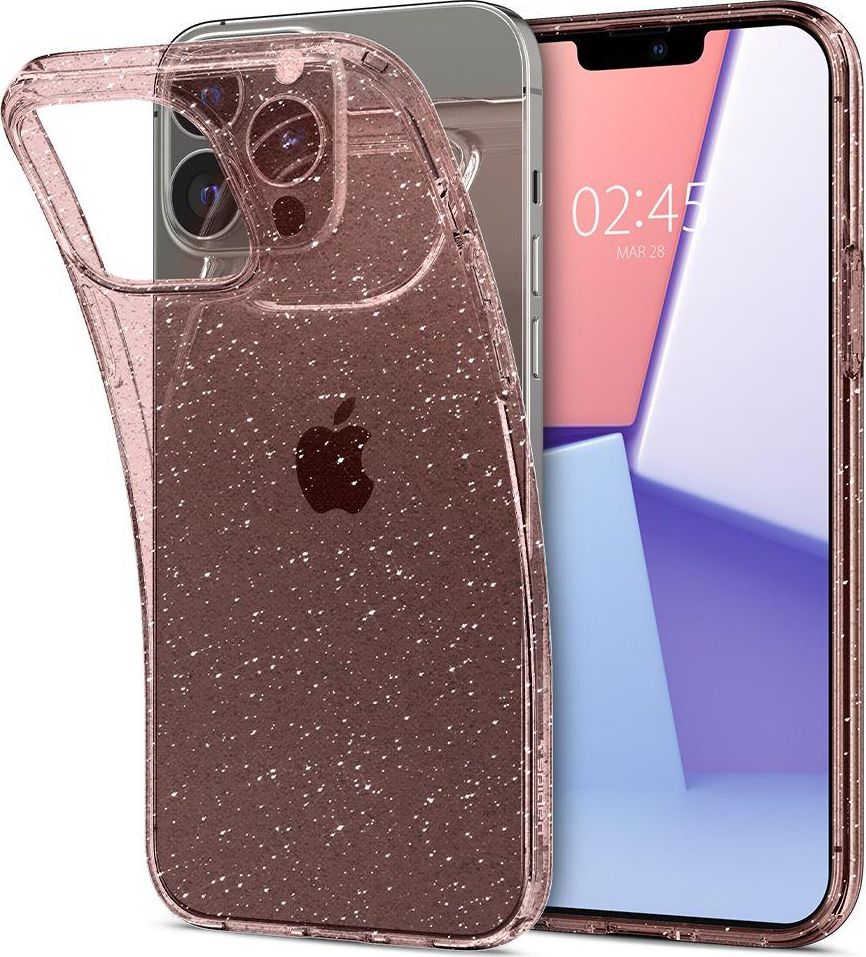 Spigen Etui Spigen Liquid Crystal Apple iPhone 13 Pro Glitter Rose