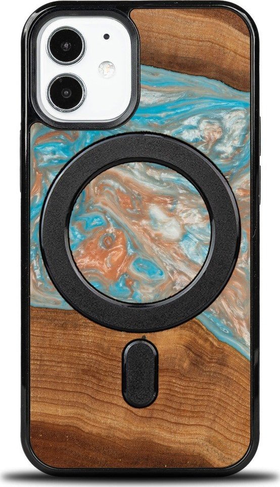 BeWood Etui Bewood Unique na iPhone 12 Mini - Planets - Saturn z MagSafe