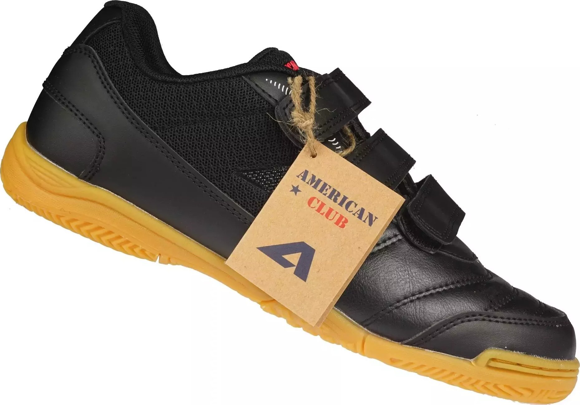 American Club Halówki młodzieżowe American Club DFH-69/24 czarne obuwie halowe 41