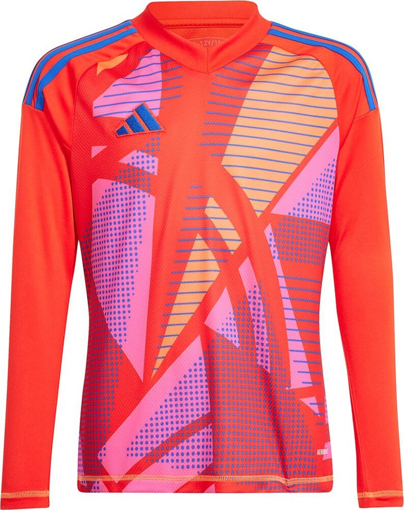 Adidas Koszulka bramkarska dla dzieci Tiro 24 Competition Long Sleeve czerwona IN0431 116cm