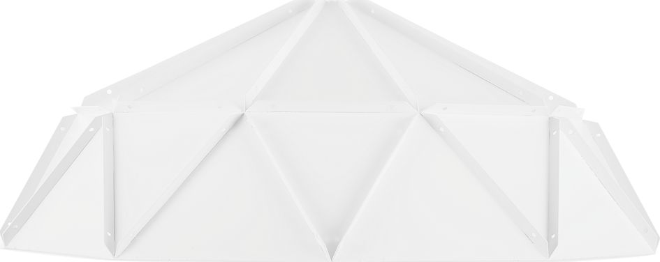 Lampa wisząca Beliani Lampa wisząca biała SENIA