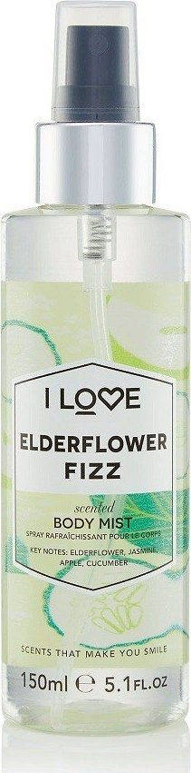 I LOVE_Scented Body Mist odświeżająca mgiełka do ciała Elderflower Fizz 150ml