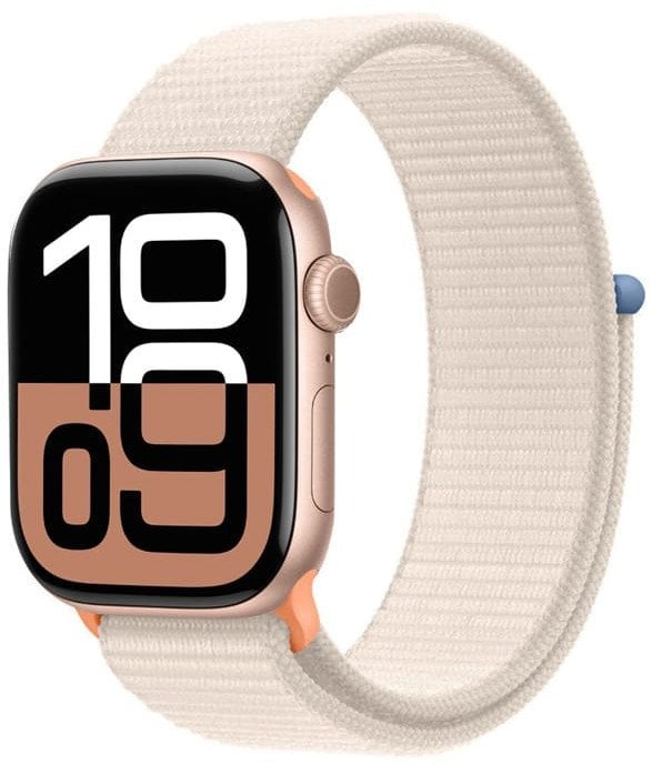 Crong Nylon - Pasek sportowy do Apple Watch 38/40/41/42 mm (Starlight)