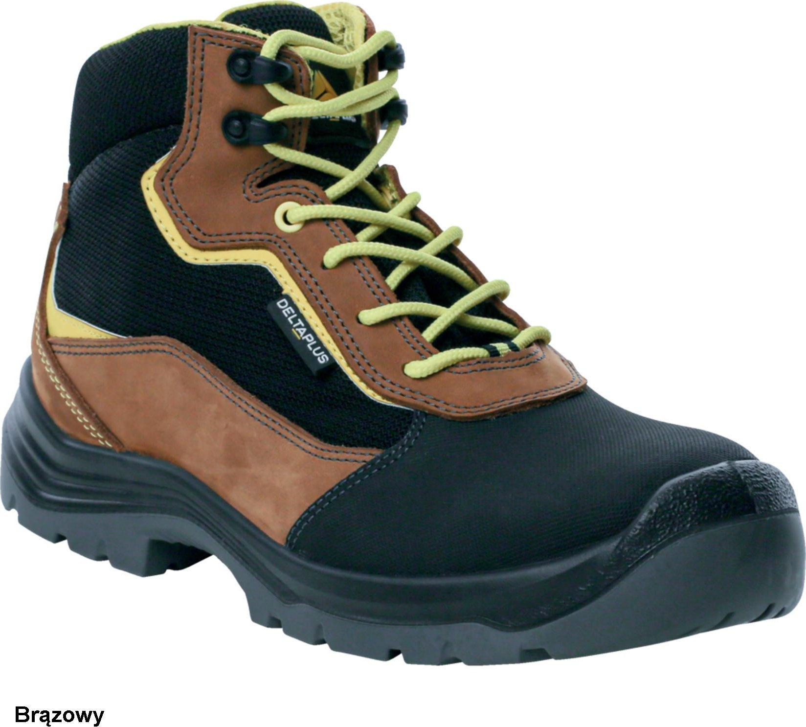 Delta Plus JAYA S3S CR SRC - TRZEWIKI Z KRUPONU I DWOINY BYDLĘCEJ POWLEKANE PU PODNOSEK WKŁADKA KOMPOZYT METAL FREE 43