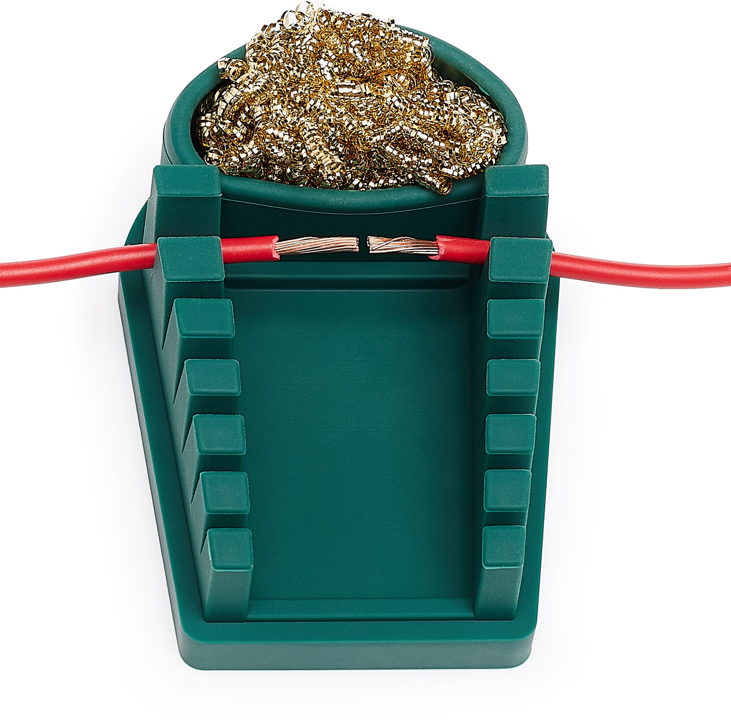 Uchwyt do Lutowania Kabli Silikonowy Yihua T02 Odporny Zielony Techrebal