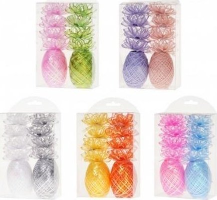Zestaw rozetka 5,5cm+ kokon 5mm/10m 2szt mix