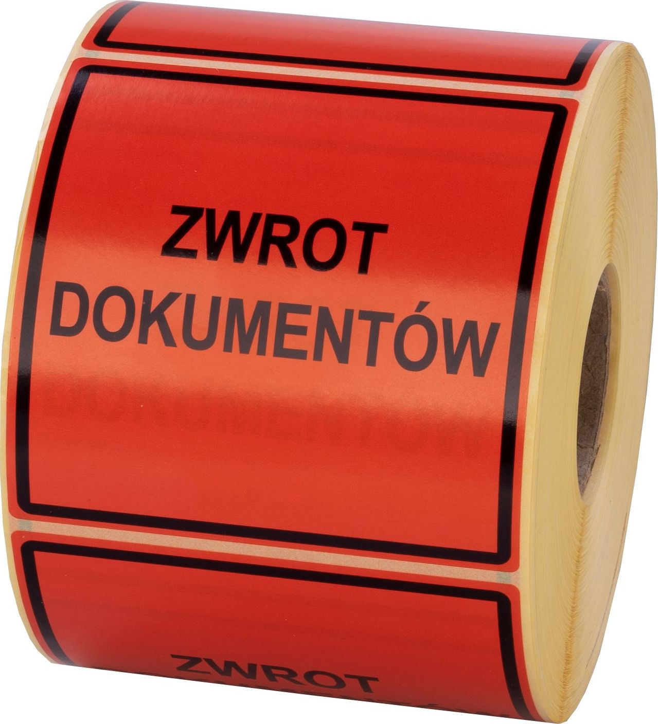 MD Labels Naklejki Etykiety Ostrzegawcze Zwrot dokumnetów 1000szt