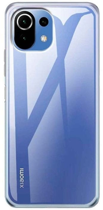 Mocco Ultra Back Case 0.3 mm Silicone Case for Xiaomi Mi 11 Lite 4G / 5G Transparent