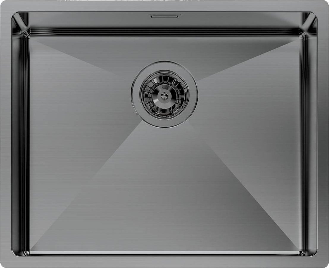 Zlewozmywak Foster Foster 1715856 Quadra R12 54x44 UM Gun Metal + Ruszt