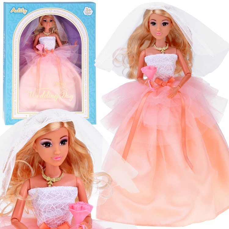 Jokomisiada Anlily Lalka Panna Młoda z serii ślubnej - Wedding Day ZA5703