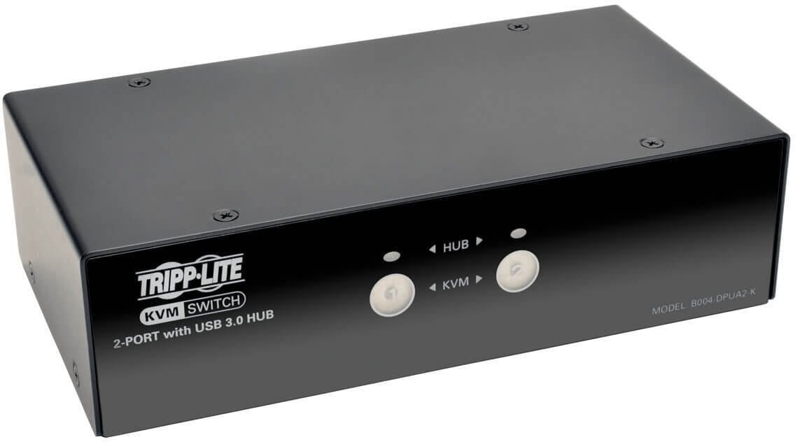 Eaton 2-Port DisplayPort KVM Switch 4K 60 Hz with Audio