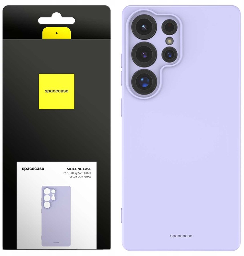 SpaceCase Etui Silicone Case 3.0 Galaxy S25 Ultra light purple standard
