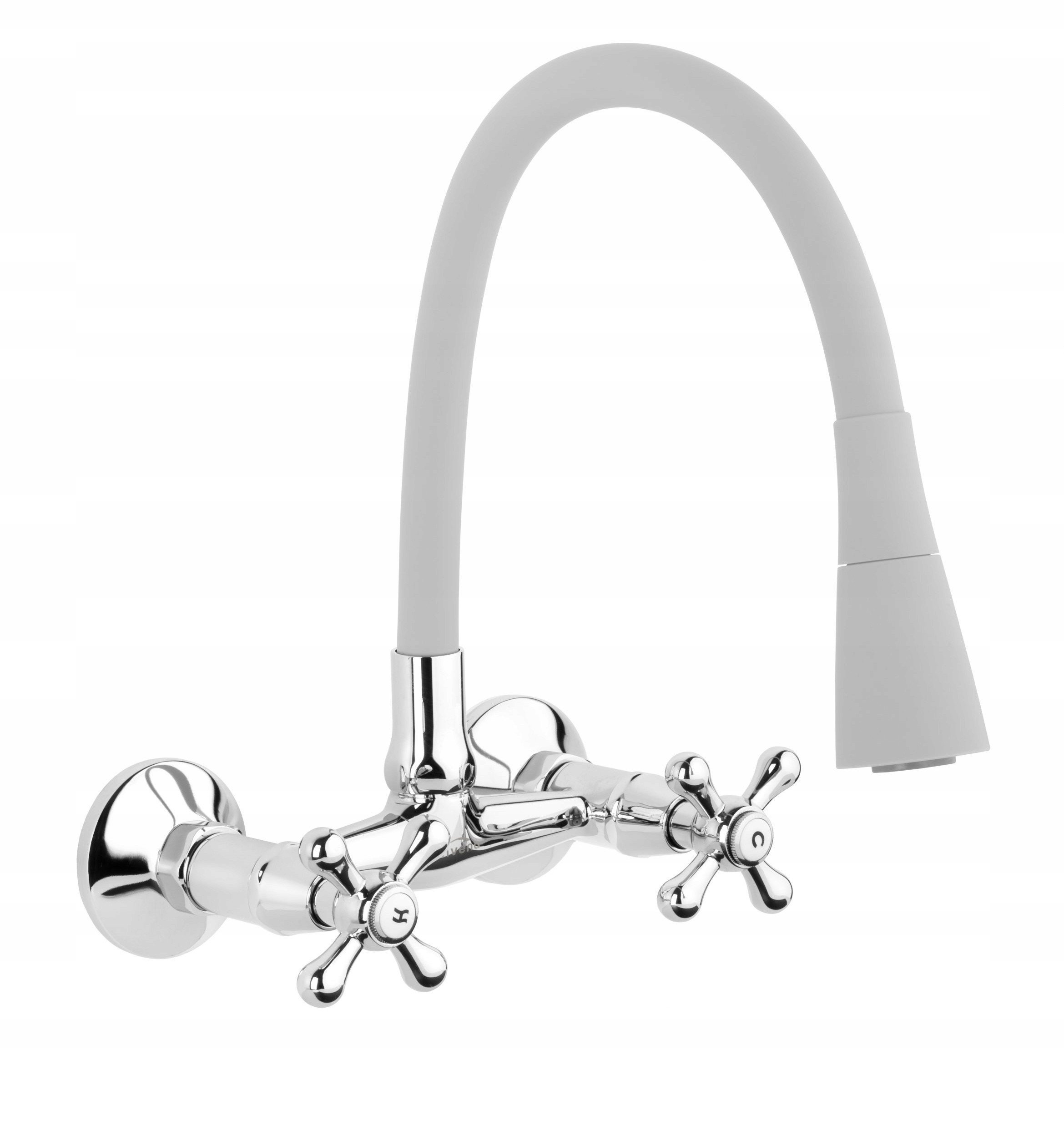 Invena bateria kuchenna ścienna Roma, szary/chrom BC-24-E5S-L