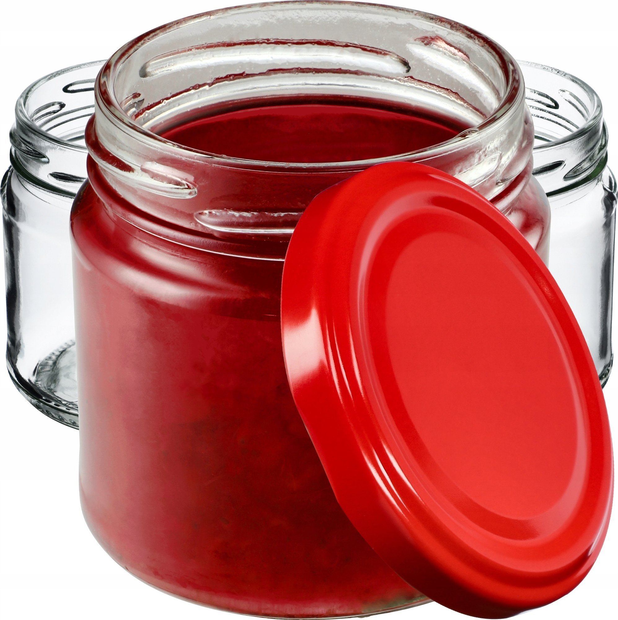 Kadax 100x Słoik 200ml + Zakrętka fi66 Na Przetwory Dżem