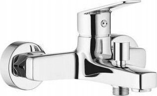 Bateria wannowa Deante Bateria wannowa ścienna prysznicowa chrom Cilantro