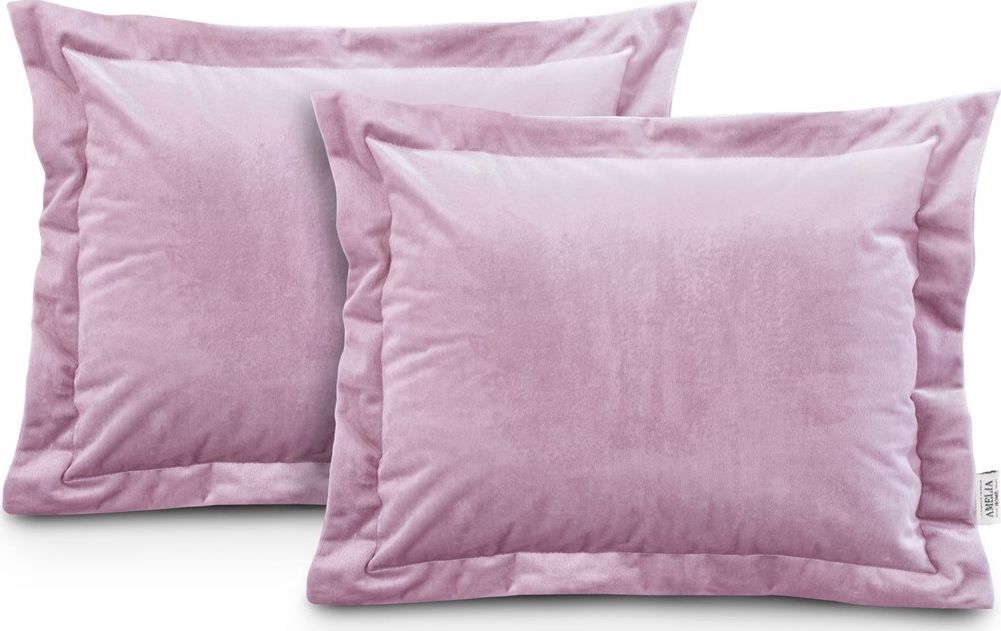 AmeliaHome CUS/AH/VELVET/PINK/SIDE/50X70*2