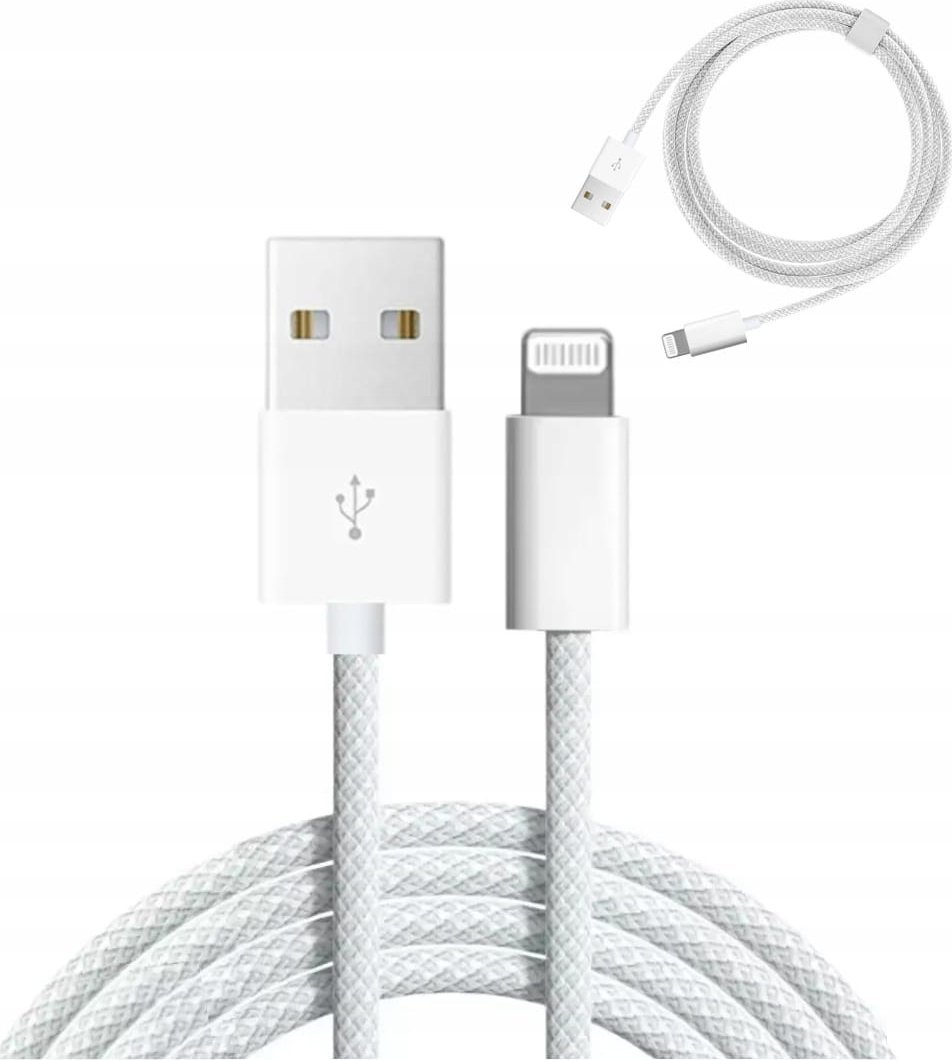 Kabel USB Zenwire USB-A - Lightning 2 m Biały (1000580)