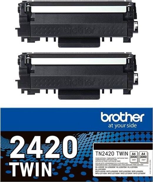 Toner Brother TN-2420 Black Oryginał (TN2420TWIN)
