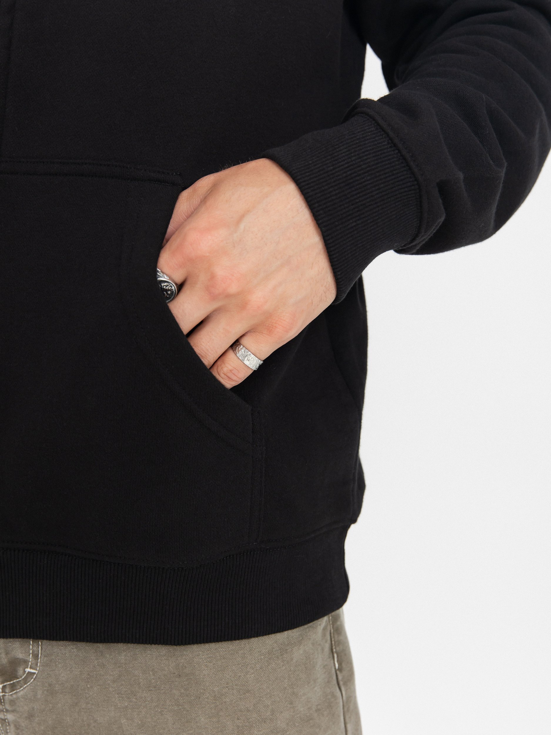 DC Hot Box Zip Hoodie ADYSF03146-KVJ0 Czarne XL