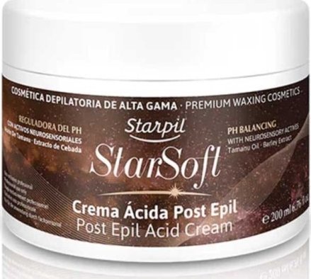 Starpil Rūgštinis kremas po depiliacijos Starpil StarSoft Post Epil Acid Kreminis, ypač jautriai odai, 200 ml