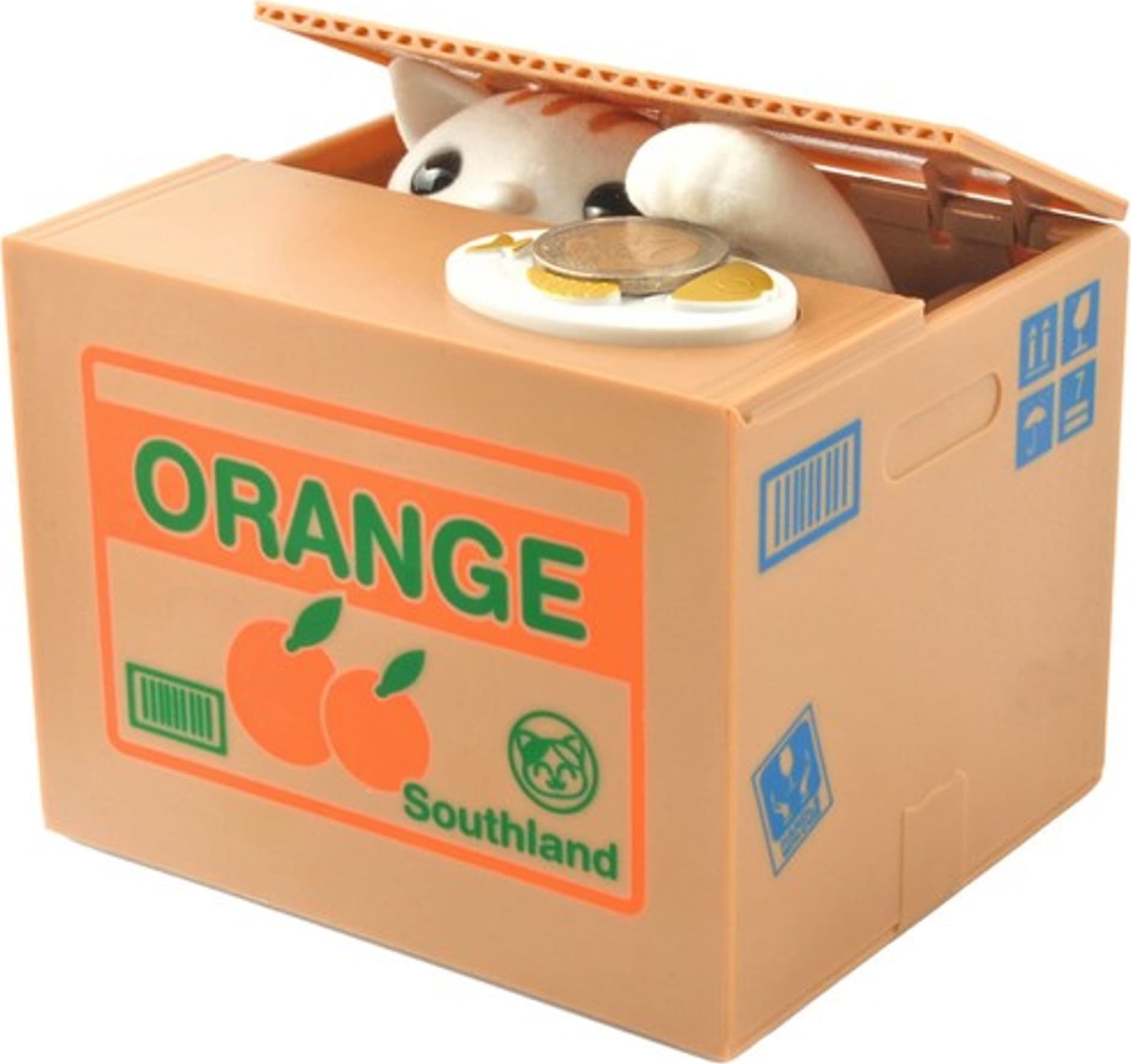 Iso Trade Skarbonka na baterie - kotek 22468