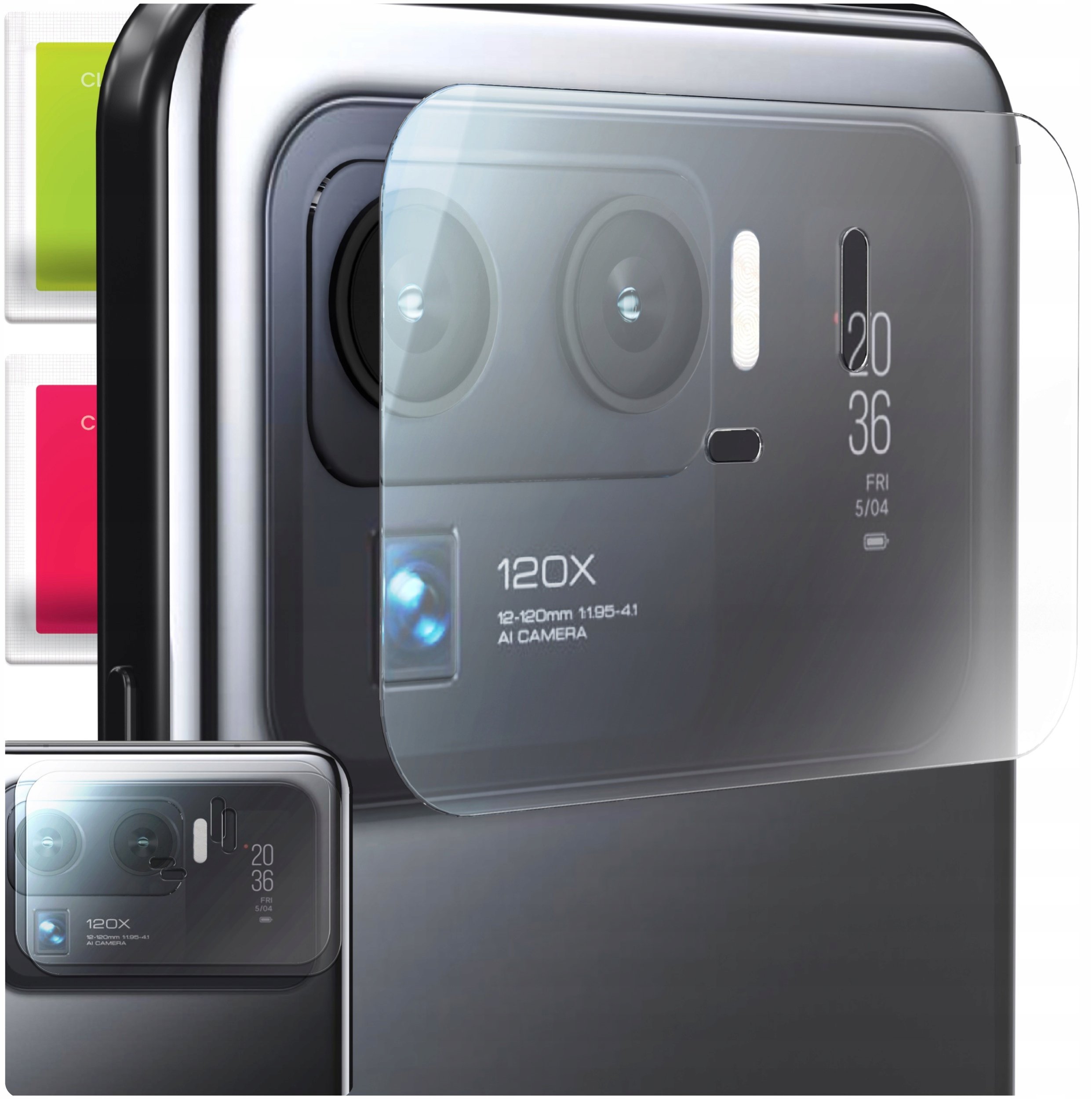 2-PAK Szkło Na Aparat Do Xiaomi Mi 11 Ultra (Hartowane, Na Obiektyw, 9H)