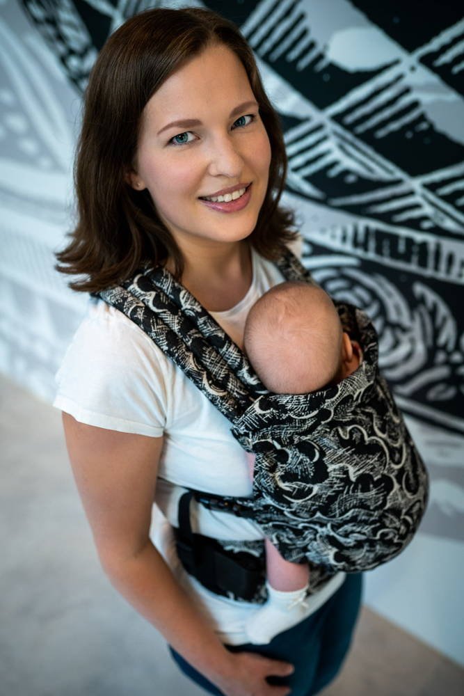 Nosidełko regulowane Qusy - Cartoon Sky Tar Regulowane