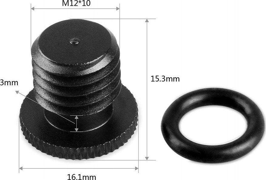 SmallRig 1617 "15MM ROD CAP (M12 - 4 pcs)"
