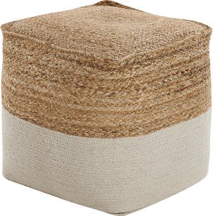 Beliani Puf 44 x 44 x 44 cm beżowy KIRAMA!