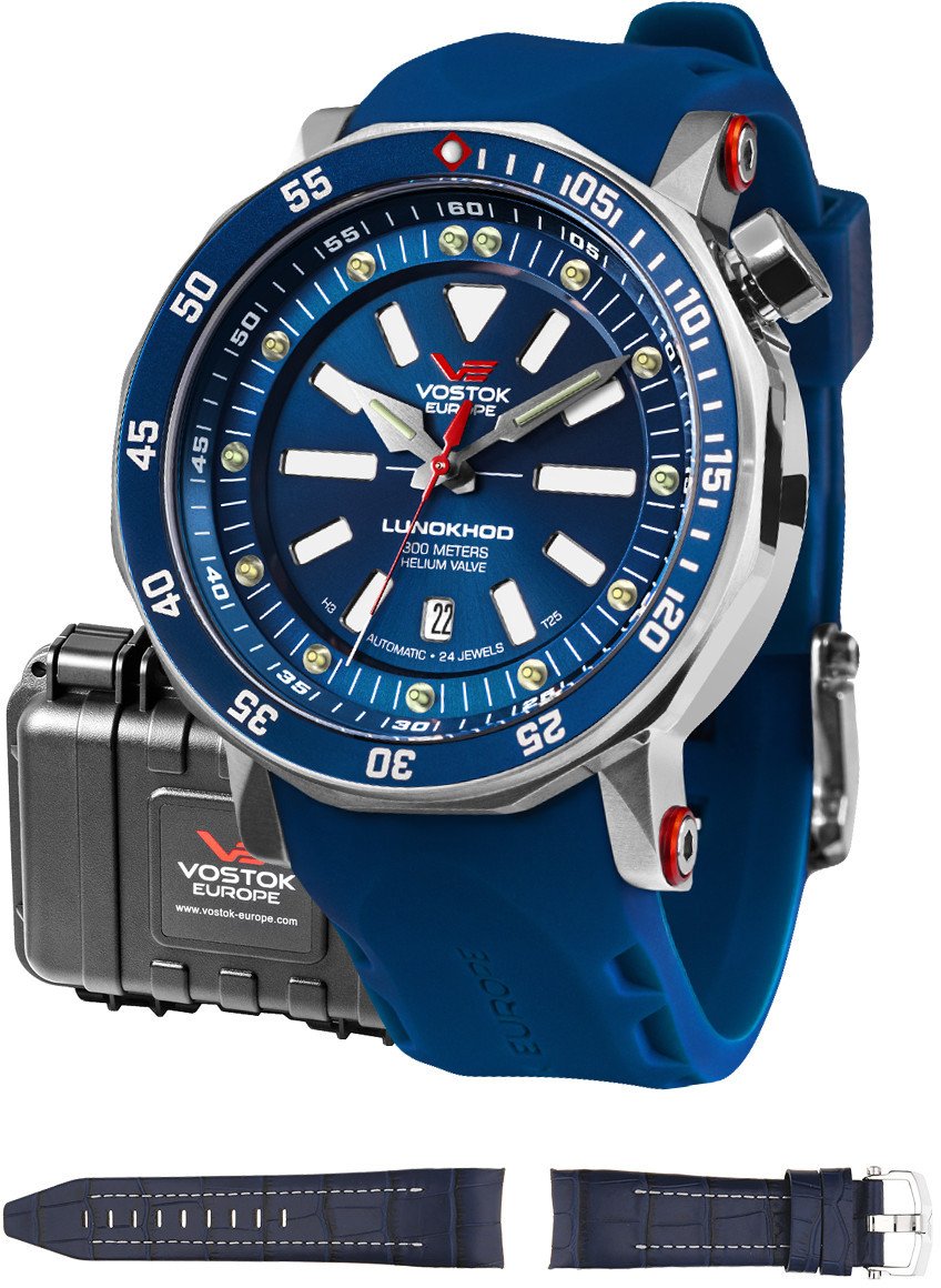 Zegarek męski Vostok Europe NH35A-620A634S niebieski