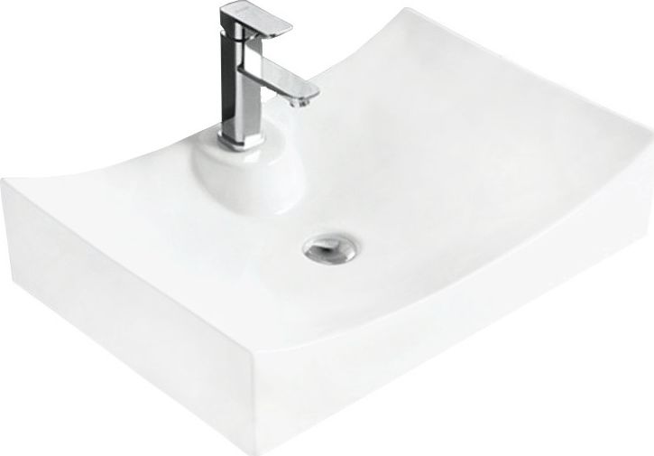 Umywalka Mexen Mexen Gaja umywalka nablatowa 66 x 45 cm biała - 21726600