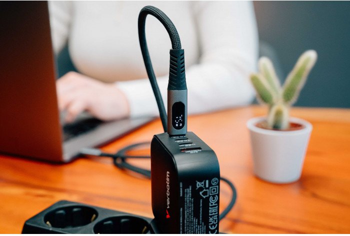 Kabel USB Verbatim USB-C - USB-C 1.2 m Czarny (31848)