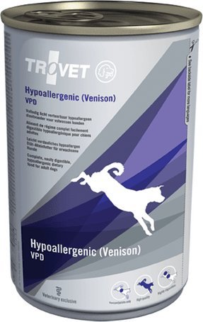 Trovet TROVET VPD Hypoallergenic - Venison (dla psa) 12 x 400g - puszka
