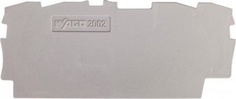 Wago Ścianka końcowa szary TOPJOBS 2002-1491 /25szt./