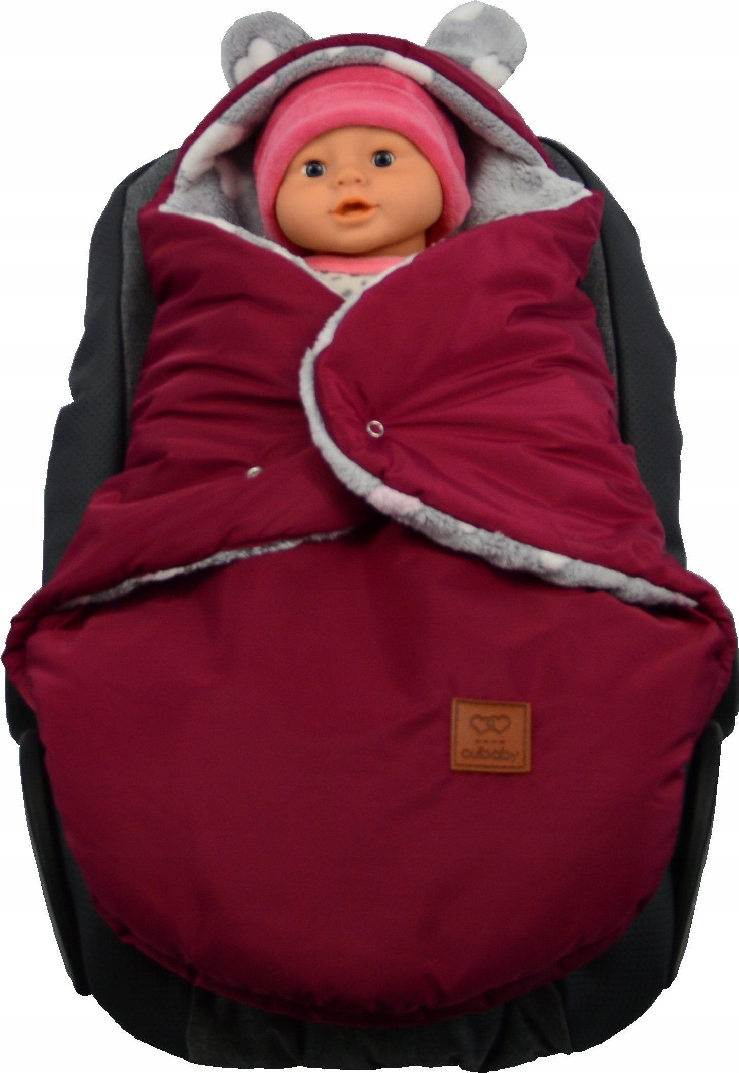 Culbags ŚPIWOREK MYSZKA NOSIDŁO FOTELIK WÓZEK ORTALION BORDO MINKY SERDUSZKA