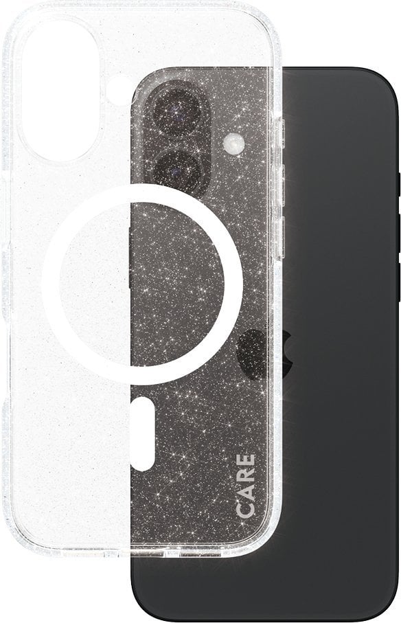 PanzerGlass CARE by PanzerGlass Flagship Star Lit Case iPhone 16 6,1" biały/white MagSafe 1341