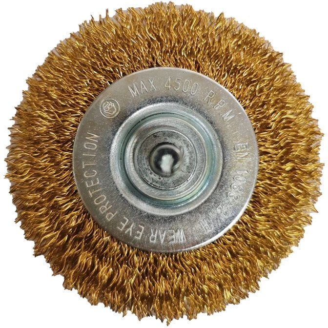WIRE GRINDING WHEEL WITH HANDLE D40