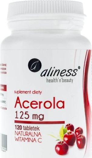 MEDICALINE Aliness, Acerola 125mg, 120 tabletek