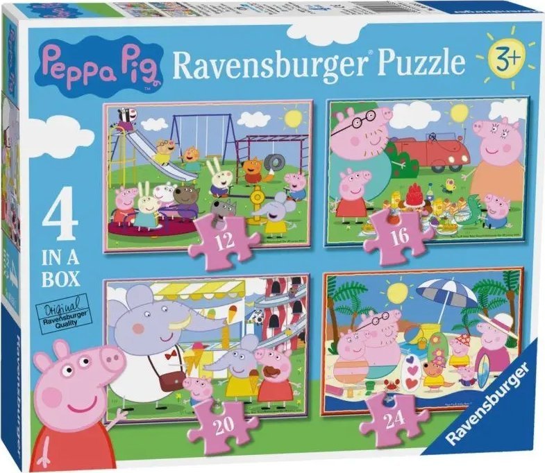 Ravensburger RAVENSBURGER puzzle Peppa Pig 12/16/20/24pcs., 06958