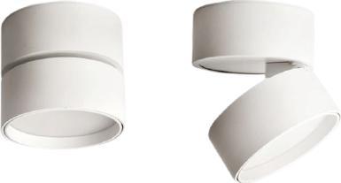 Lampa sufitowa Abigail Spot LAMPA sufitowa ALIDOR MBD-W-18-120WW Abigali metalowa OPRAWA regulowana LED 18W 3000K reflektorek biały