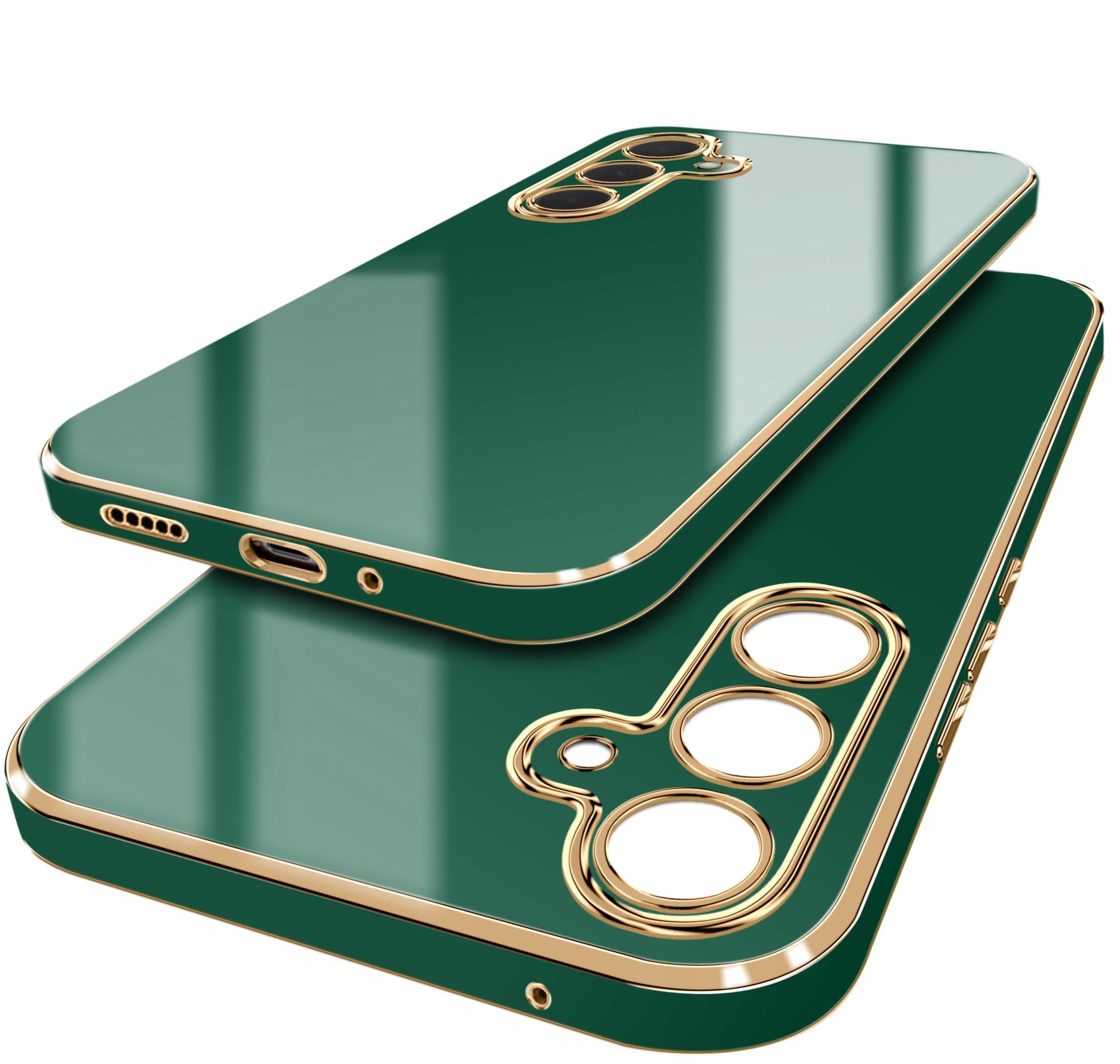 Etui do Samsung S25+ Plus SILIKONOWE ELEGANCKIE SLIM + Szkło 9H