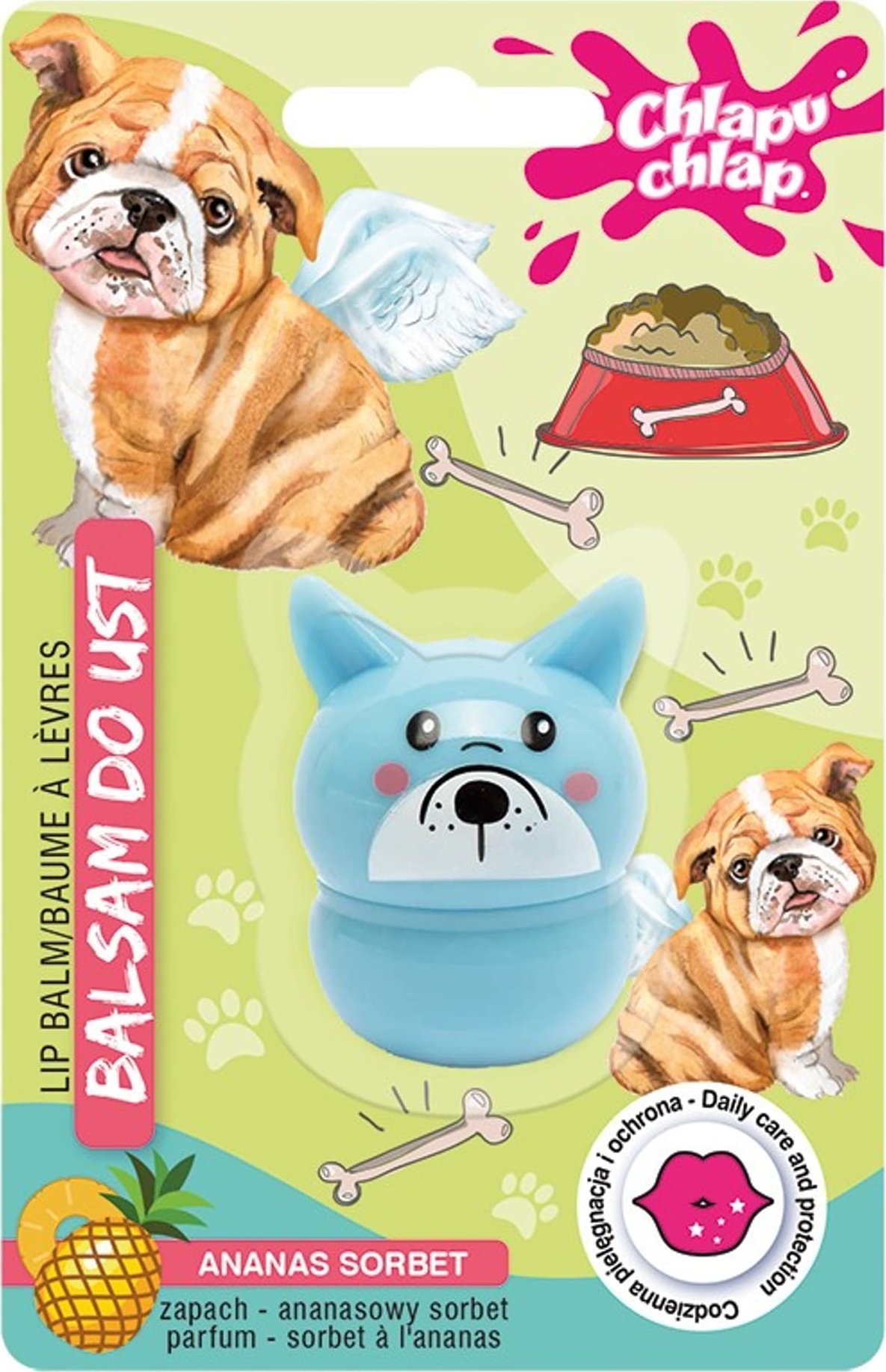 Chlapu Chlap CHLAPU CHLAP Błyszczyk do ust Piesek - ananasowy sorbet 7g