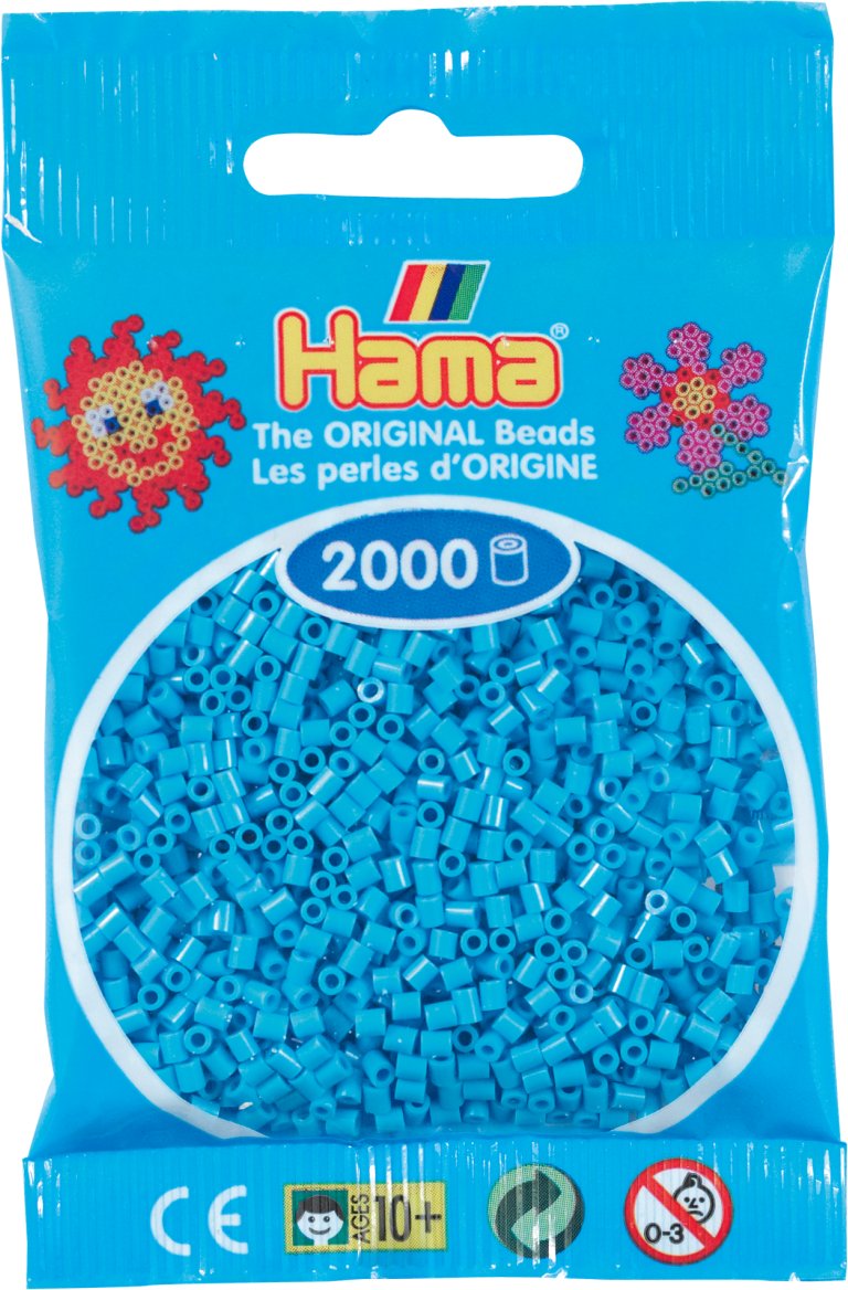 Hama mini beads 2000 pcs. azure blue