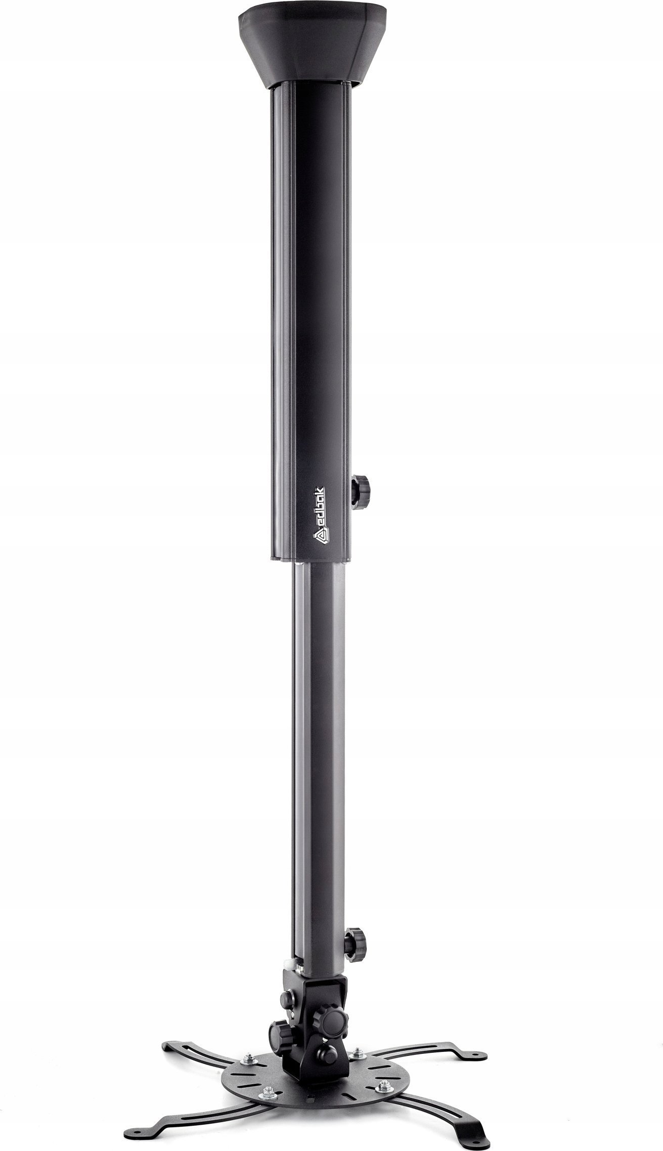 Uchwyt do projektorów Edbak PMV200 - Sufitowy uchwyt do projektora, 650-1000 mm, czarny