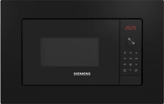 Siemens iQ300 , Built-in, Combination microwave, 20 L, 800 W, Rotary, Touch, Black